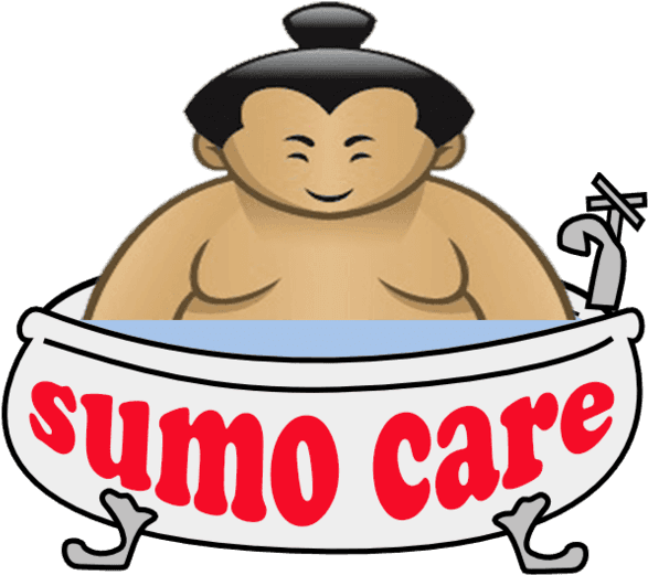 Sumo Suit Care - Decoration Vinyl Sticker Sumo Warrior Decoration Motorbike Clipart (640x581), Png Download