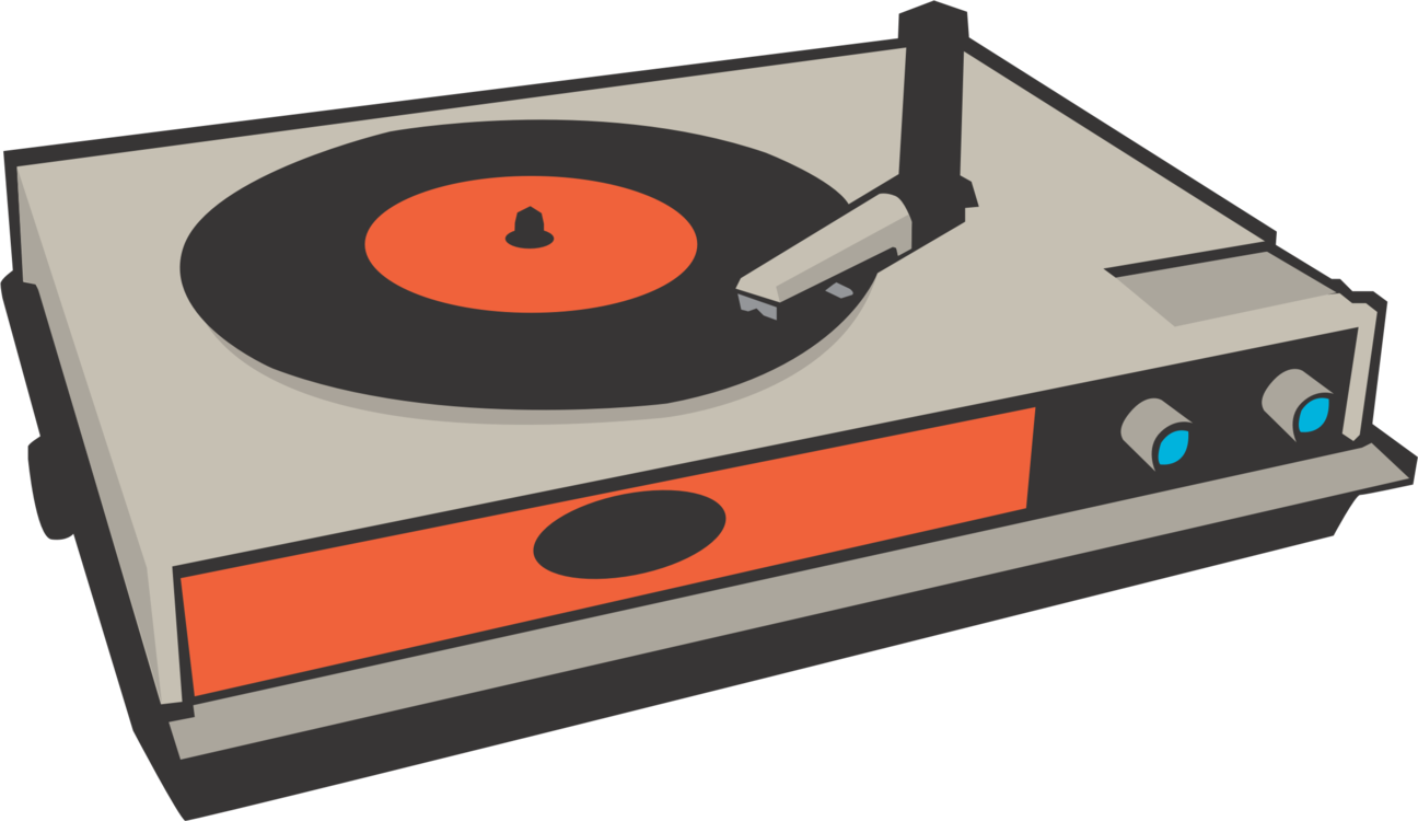 Phonograph Record Turntablism Disc Jockey Download - Vinyl Record Player Clipart - Png Download (1296x750), Png Download
