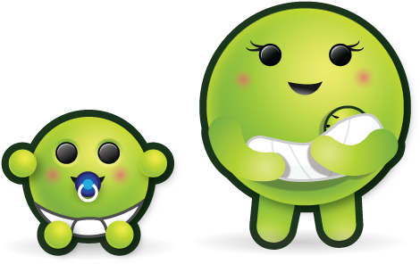 Pregnant Pea Clipart (1200x900), Png Download