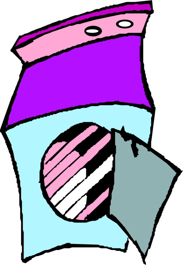 Vector Clip Art - Washing Machine Cartoon - Png Download (600x865), Png Download