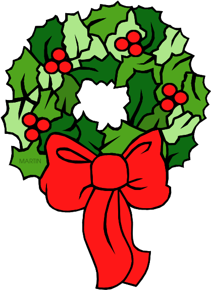 Mrs Saleh, Miss Greenham/miss Ellis And Miss Sunman - Christmas Wreath Clip Art - Png Download (485x639), Png Download
