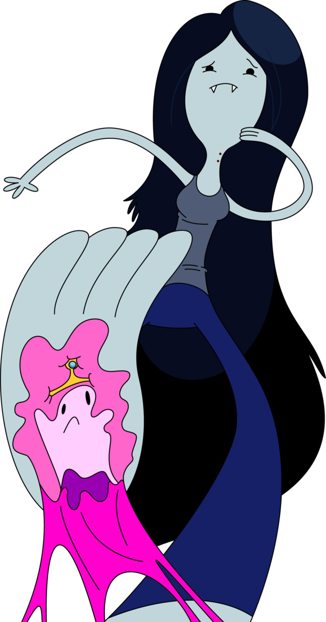 Adventure Time Princess Bubblegum Giantess Clipart - Princess Bubblegum Marceline Feet - Png Download (648x1234), Png Download