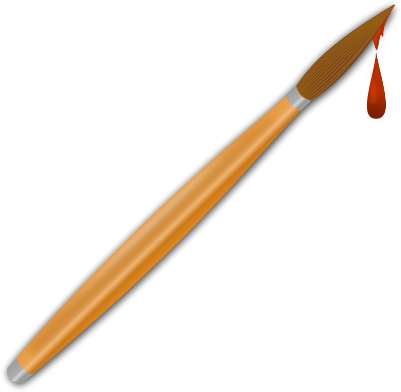 Paint Brush Clip Art - Png Download (800x782), Png Download