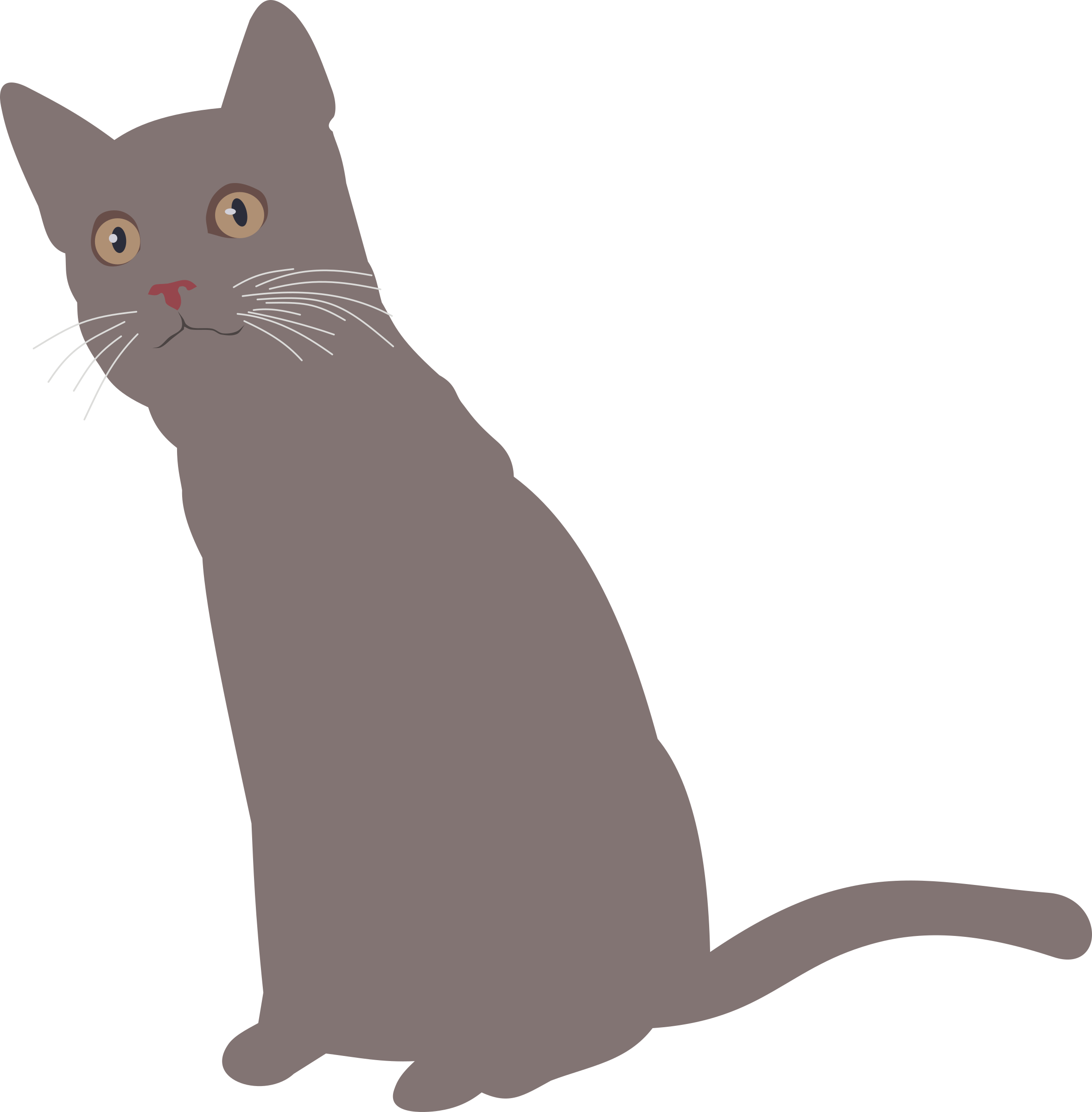 Big Image - Cat Clipart (2356x2400), Png Download