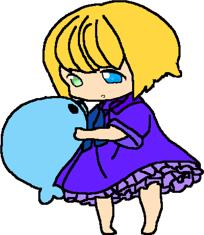 Little Kid With Baby Seal - Cartoon Clipart (1000x1000), Png Download