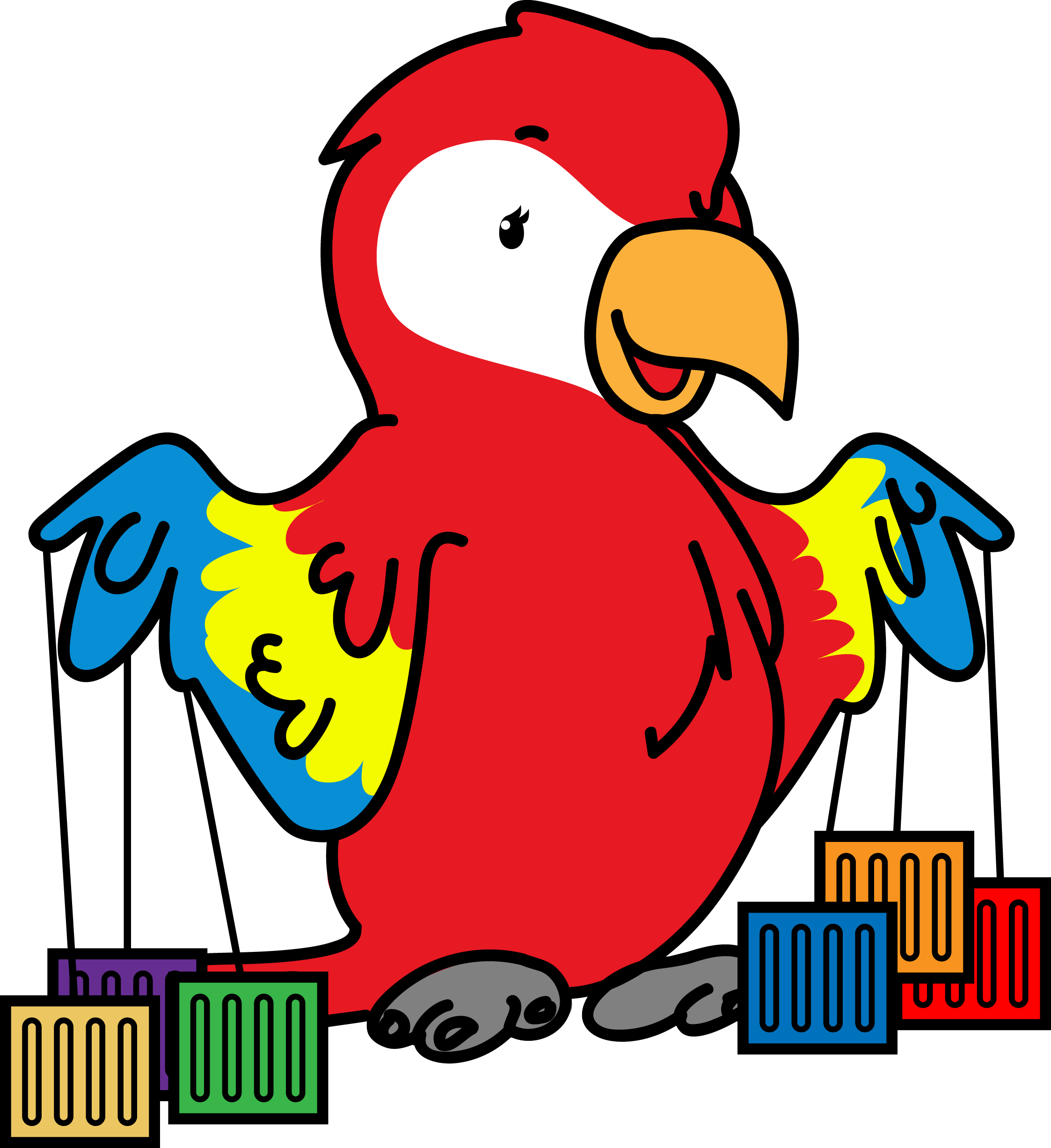 Key Features Of Polly Includes Clipart (2246x2453), Png Download