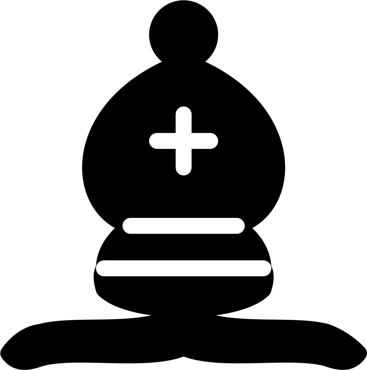 Open - Bishop Chess No Background Clipart (2000x2000), Png Download