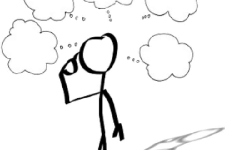 Q5 “why Did Jesus Work As A Carpenter In His Father's - Clip Art Thinking Person - Png Download (720x480), Png Download