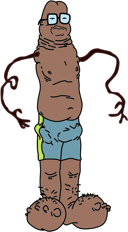 Normally I Wake Up To The Sounds Of Cartoon Birds Cherping - Athf Dr Wongburger Clipart (465x800), Png Download