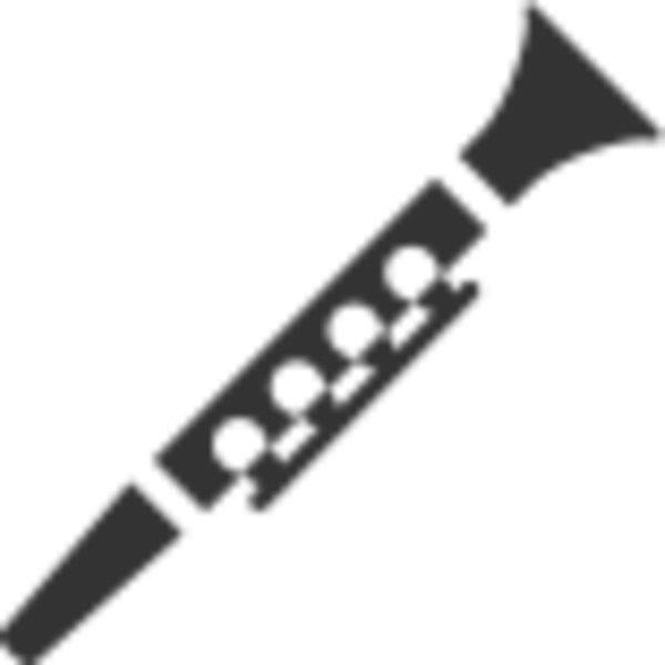 Vector Download Panda Free Images Clarinetclipart - Clarinet Icon - Png Download (600x600), Png Download
