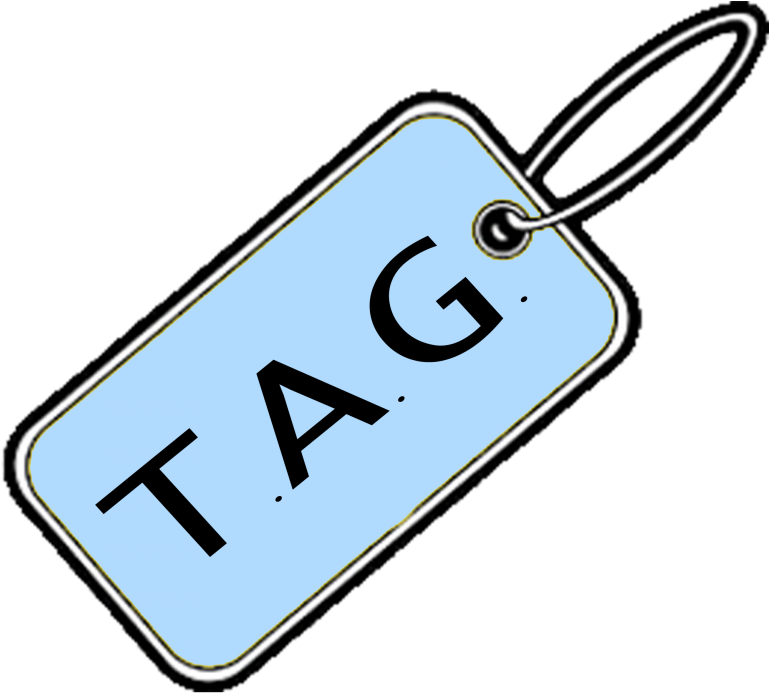 Palabra Tag Clipart (768x768), Png Download