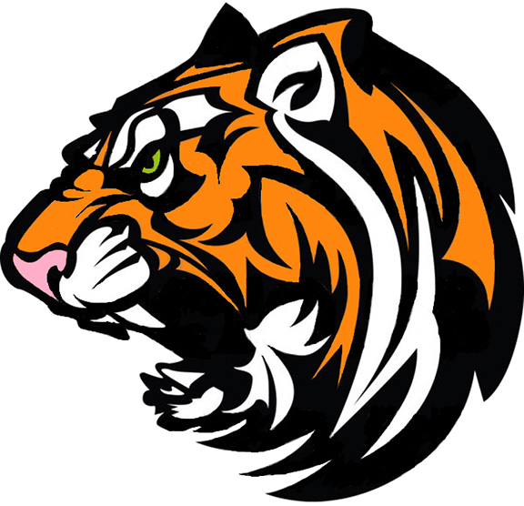 Warsaw Central School District - La Grande High School Tiger Clipart (576x556), Png Download