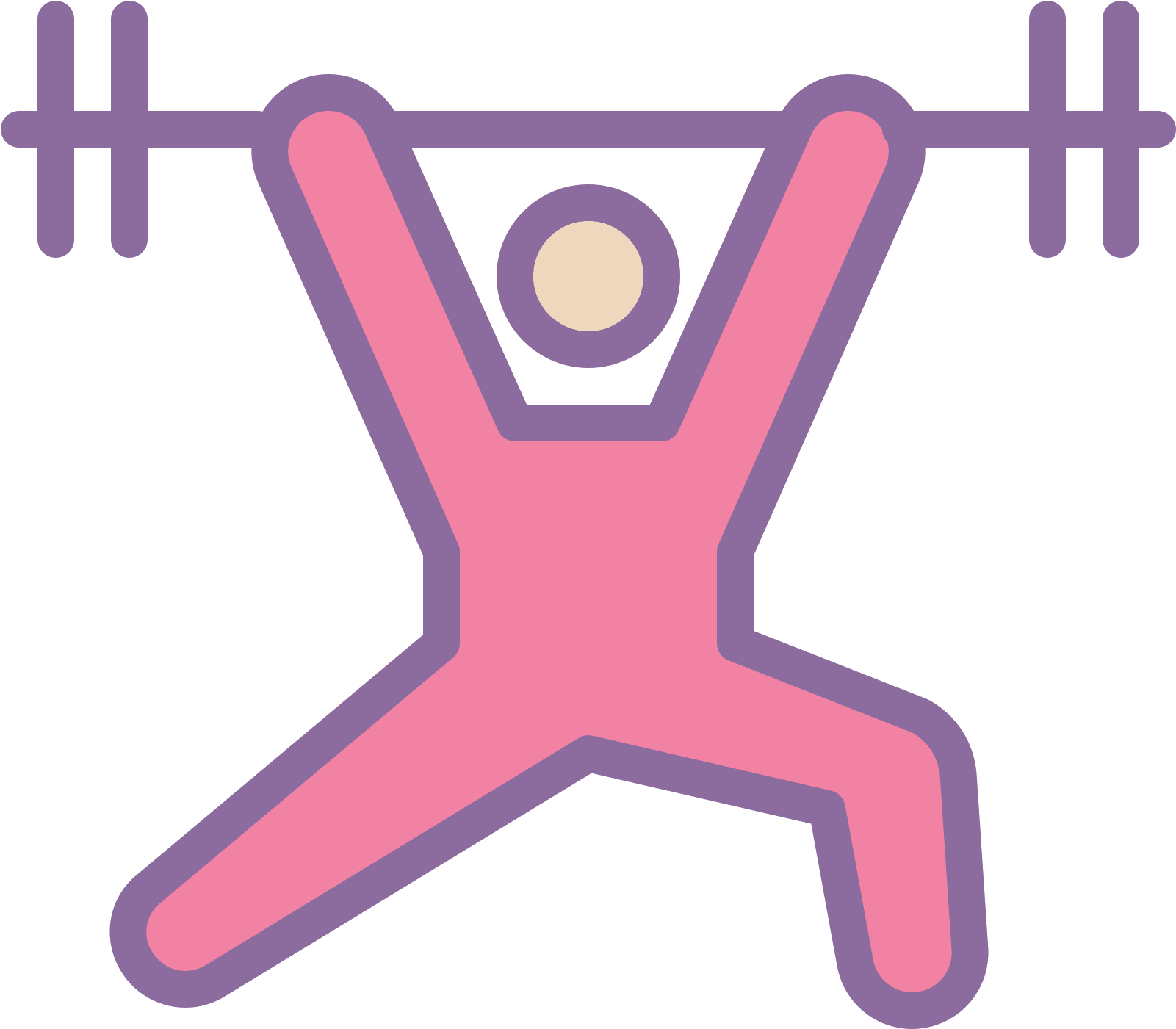Weightlifting Icon - Olympic Weightlifting Clipart (1600x1600), Png Download