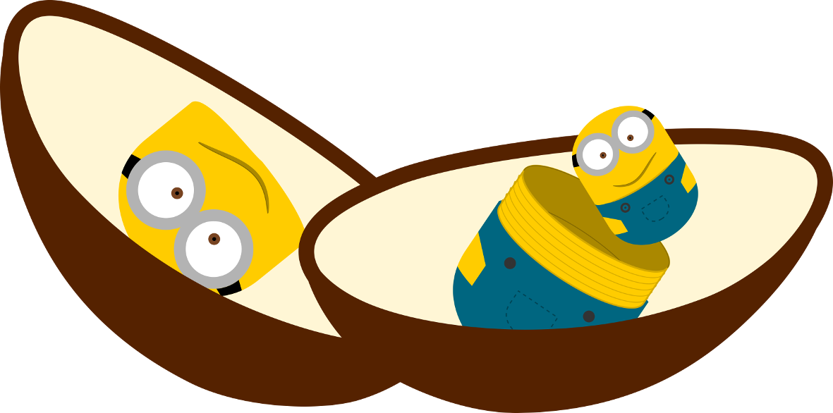 Matrioska Minions Surprise Clipart (1181x586), Png Download