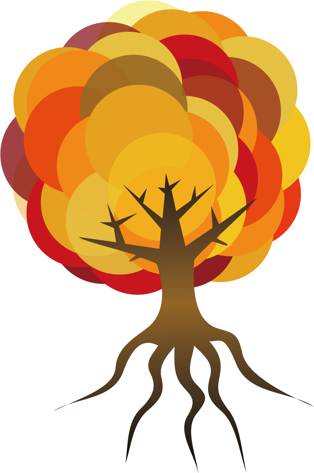 Png Free Download Tree Root Clip Art - Tree Transparent Png (1610x1666), Png Download