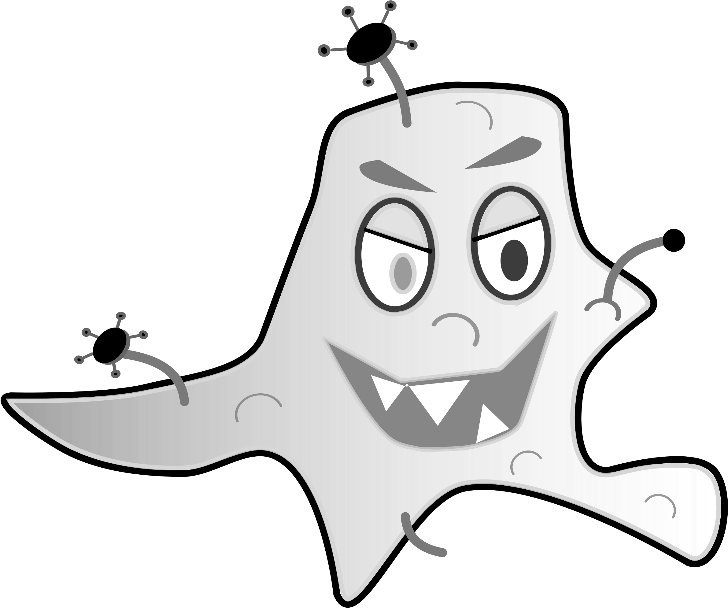 Big Image - Cartoon Germ Png Clipart (2400x2004), Png Download