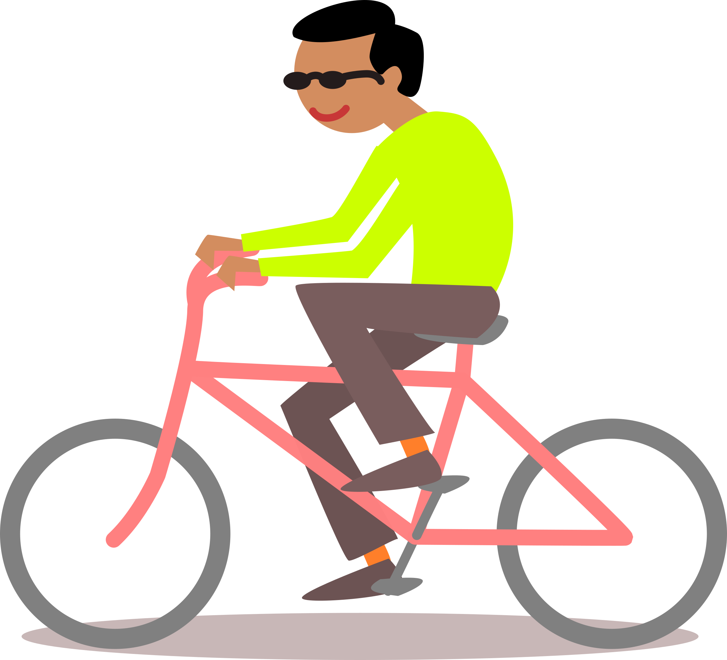 All Photo Png Clipart - Cyclist Clipart Transparent Png (826x750), Png Download