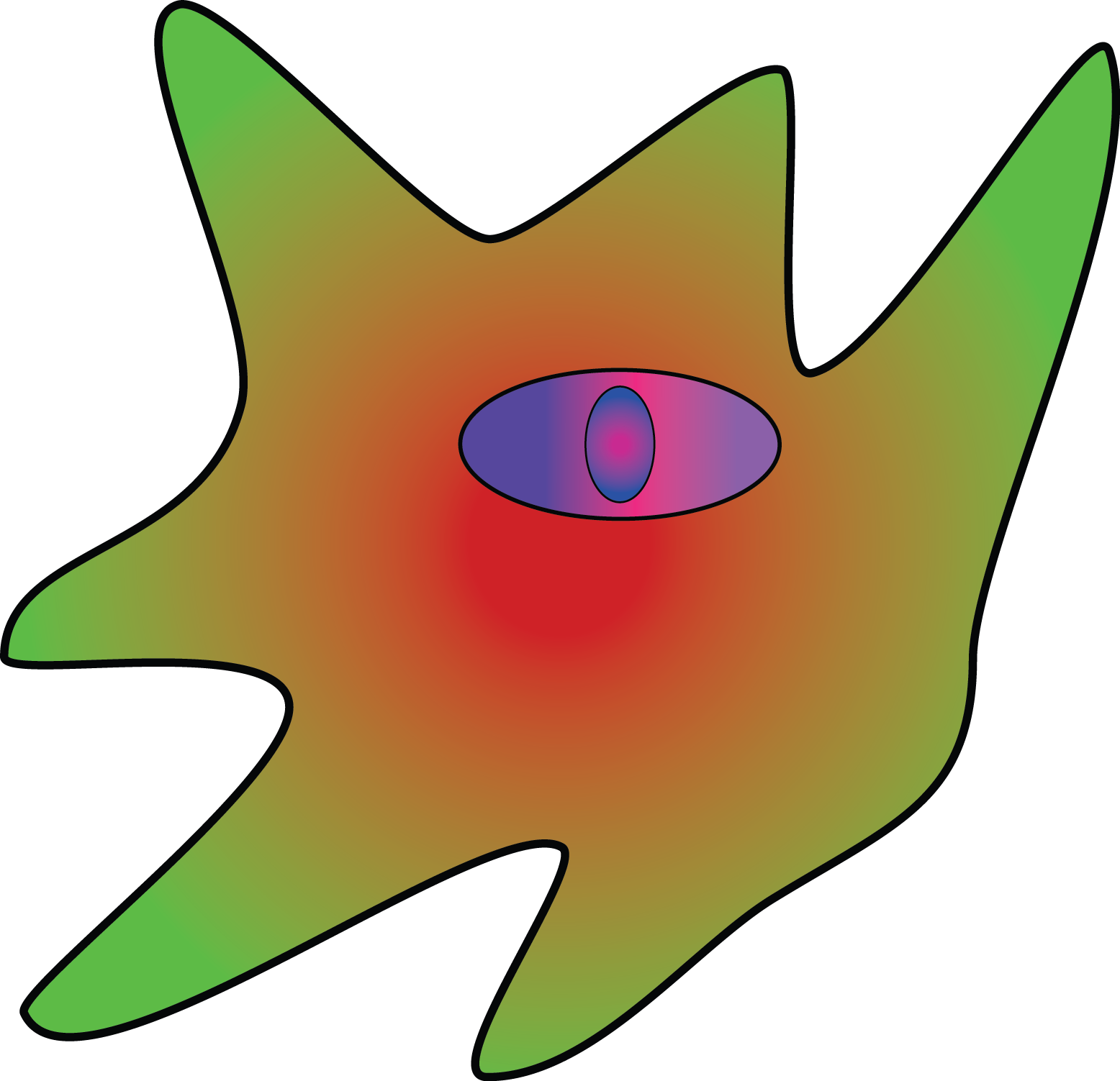 Germ Enemy - Cartoon Clipart (1556x1503), Png Download