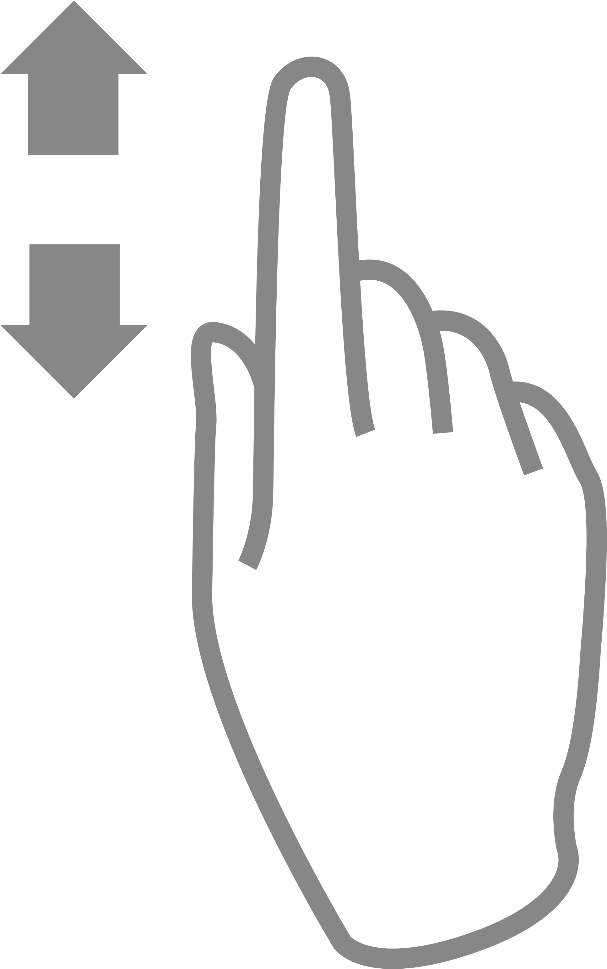 Open - Multi Touch Clip Art - Png Download (2000x3152), Png Download