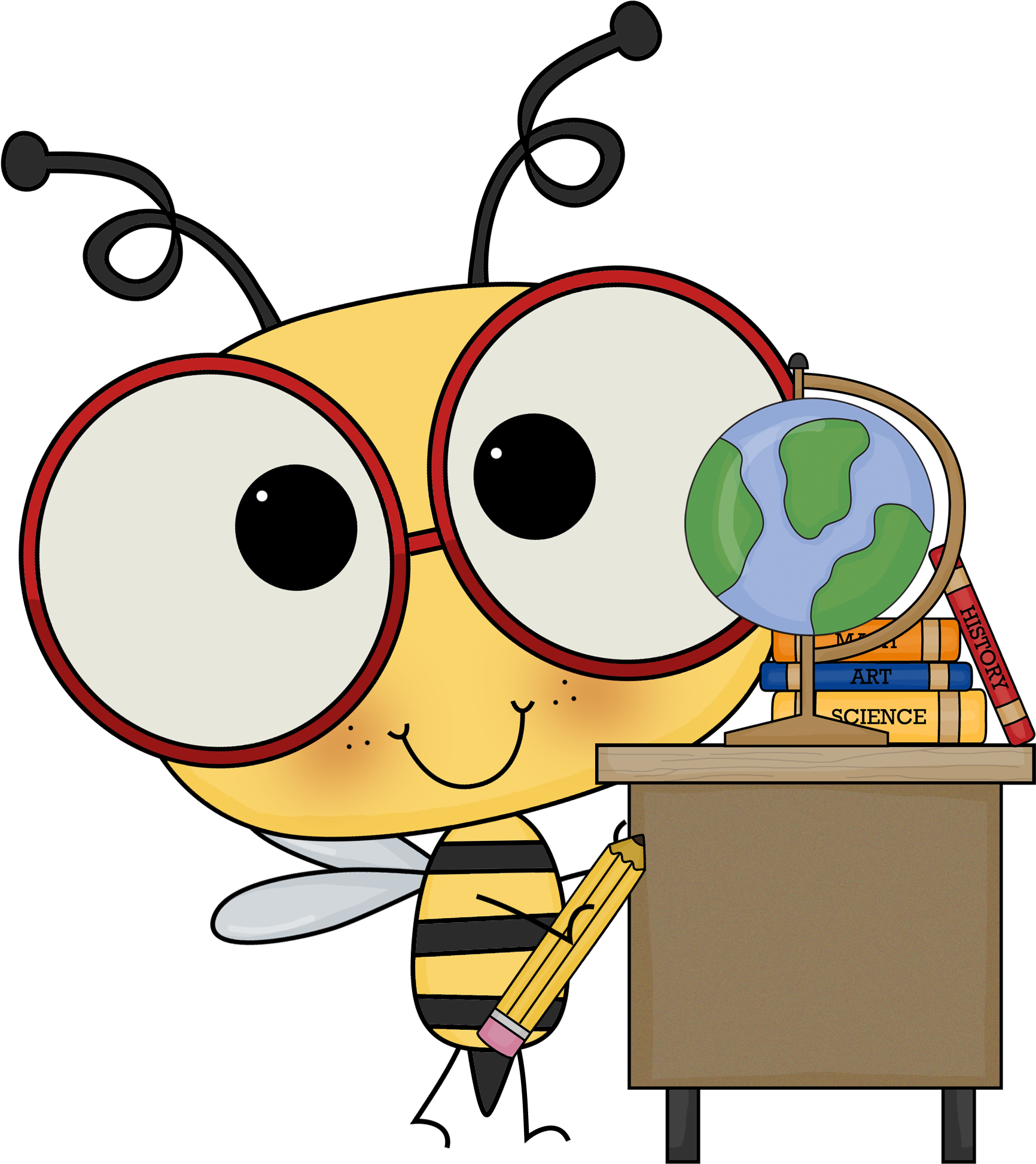Bee Elementary Mathematics - Wiskunde Clipart - Png Download (1732x1945), Png Download