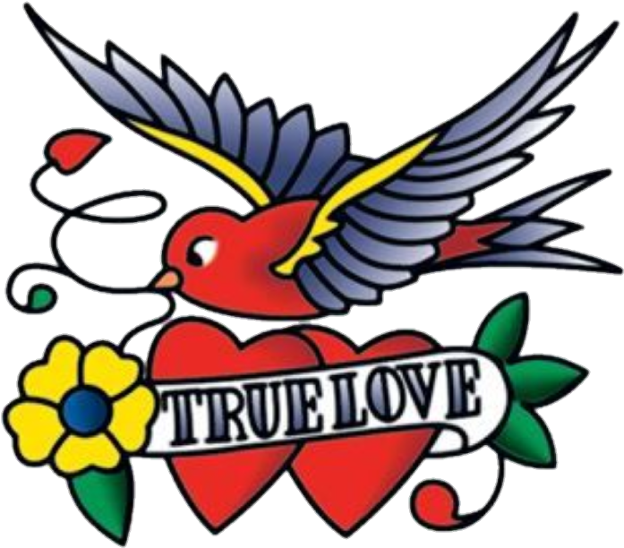 Report Abuse - True Love Tattoo Clipart (1080x719), Png Download