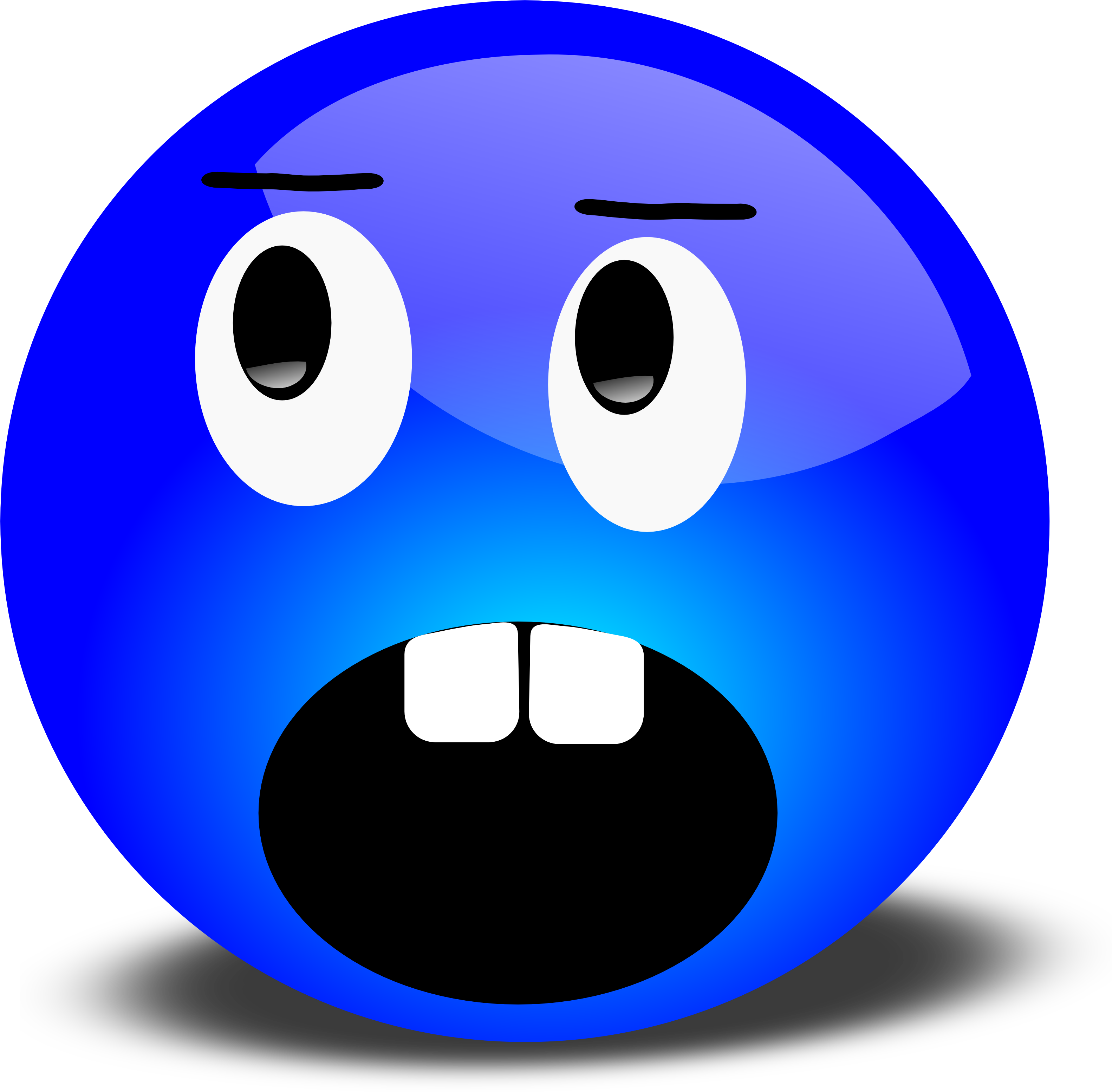 Angry Boss Cursing And - Surprised Face Clipart Png Transparent Png (3200x3134), Png Download