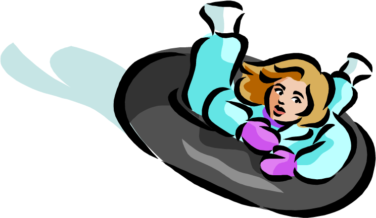 Snow Tubing Clip Art - Png Download (750x449), Png Download
