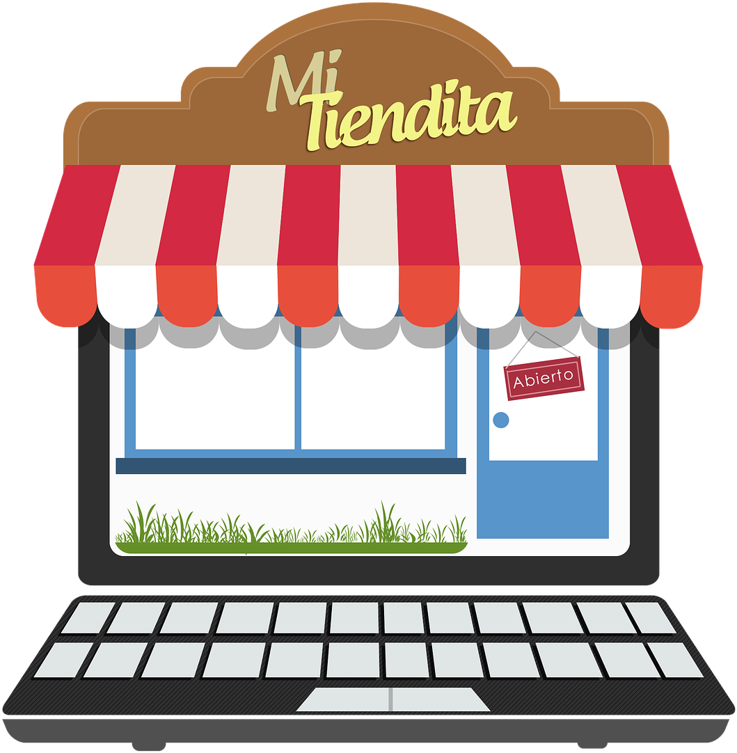 Com Online Shopping Computer Icons Business - Online Store Logo Png Clipart (734x750), Png Download