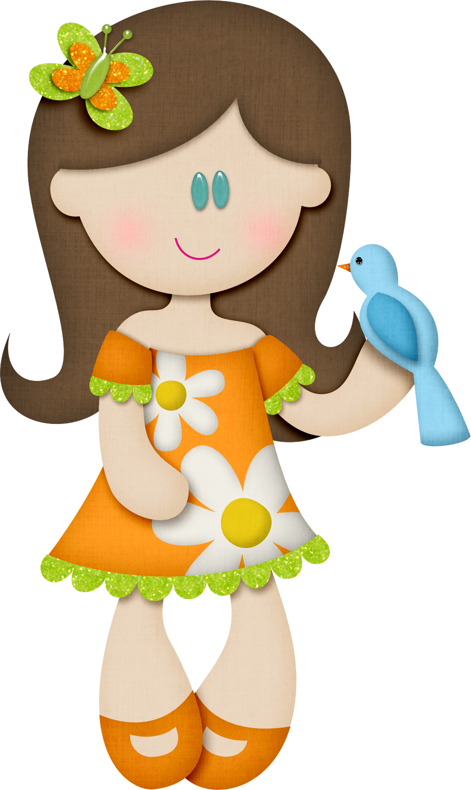 Gem Clipart Wizard Oz - Dibujoas De Muñecas Tiernas - Png Download (951x1593), Png Download