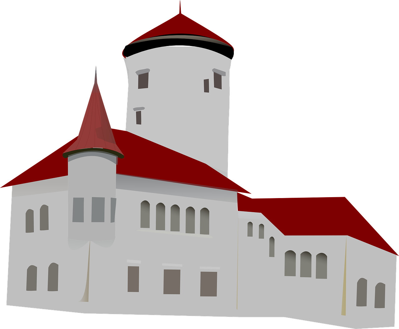 House Monastery Church Clip Art - Monastery Clipart - Png Download (1280x1058), Png Download