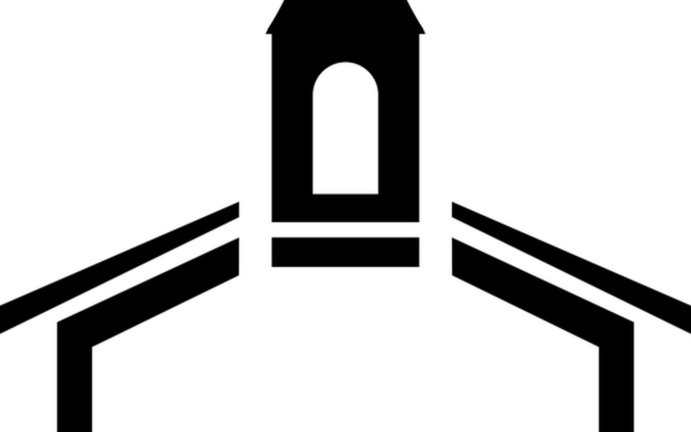 19 Church Black And White Png Free Library Huge Freebie - Black And White Church Clip Art Transparent Png (1368x855), Png Download