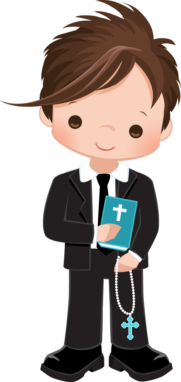 Pin By Myrian Santacruz On Molde - First Communion Boy Clipart - Png Download (759x1600), Png Download