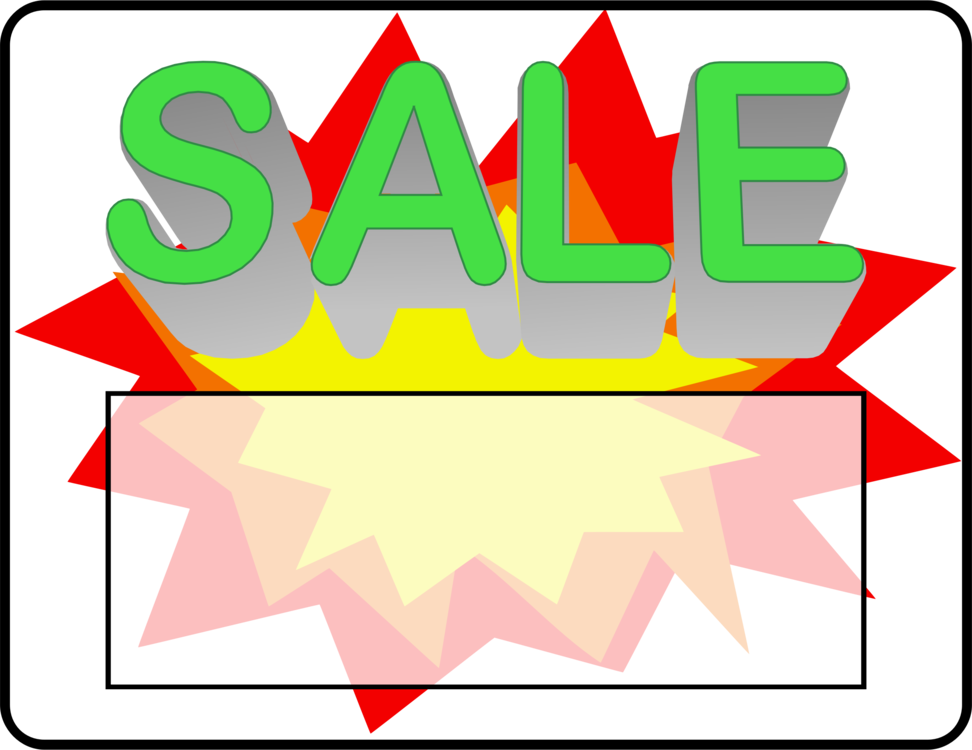 Sales Promotion Business Logo - Sale Sign Clipart (972x750), Png Download