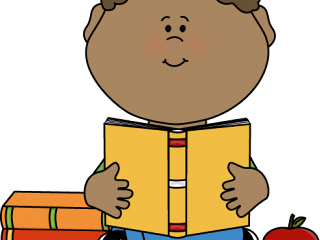 Bible Clipart Brown - Student Reading Clipart Png Transparent Png (640x480), Png Download