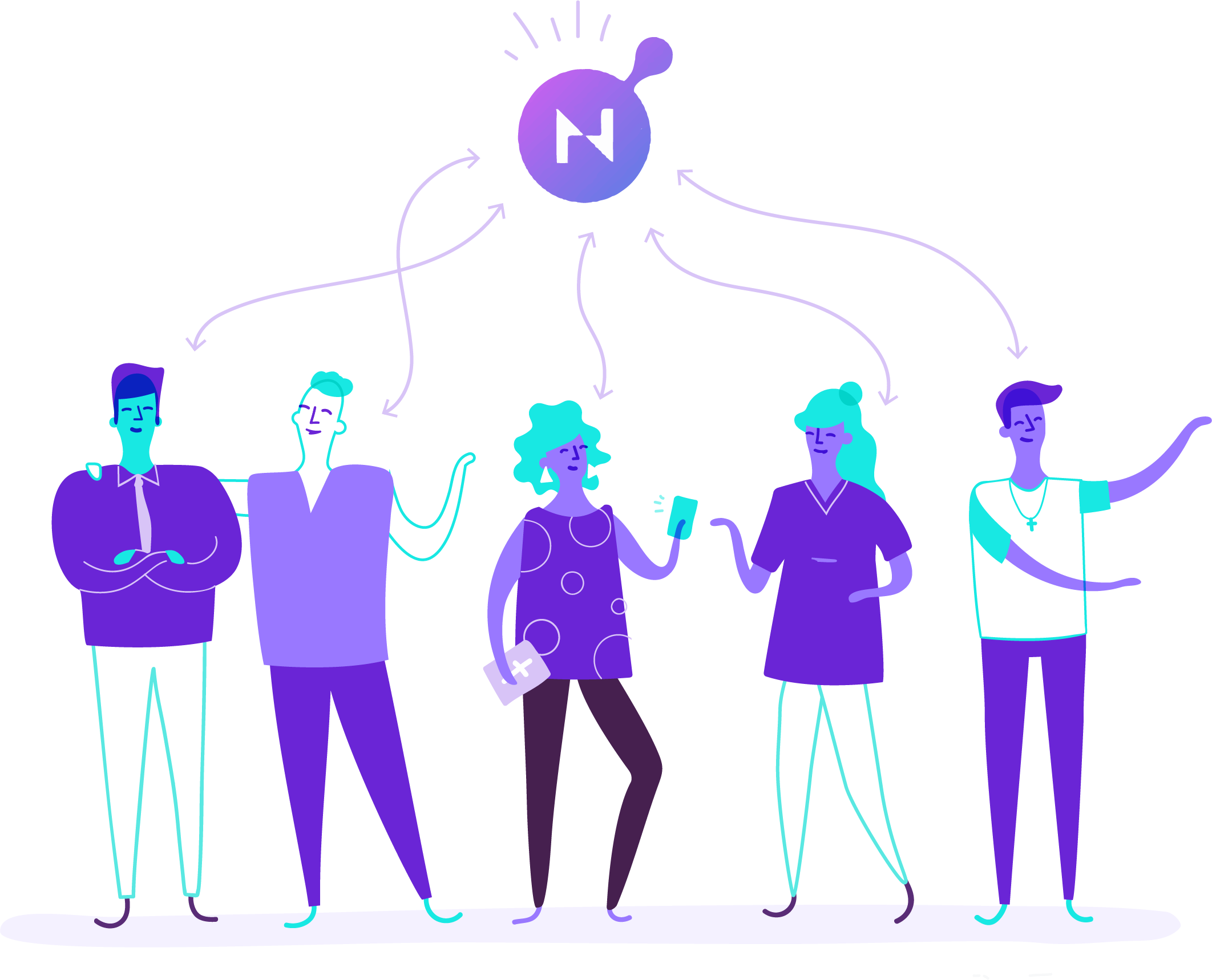 The All In One Central Hub For Your Church, So You - Team Clipart (2124x1718), Png Download