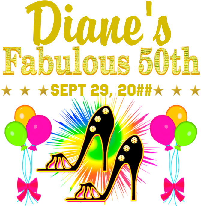 50th Birthday Banner - 50th Birthday Beach Towel Clipart (690x700), Png Download