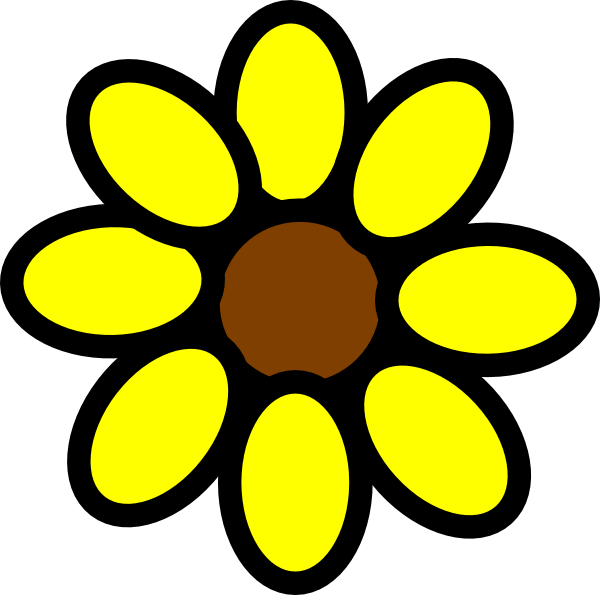 Clipart Info - Sunflower Clipart - Png Download (600x595), Png Download