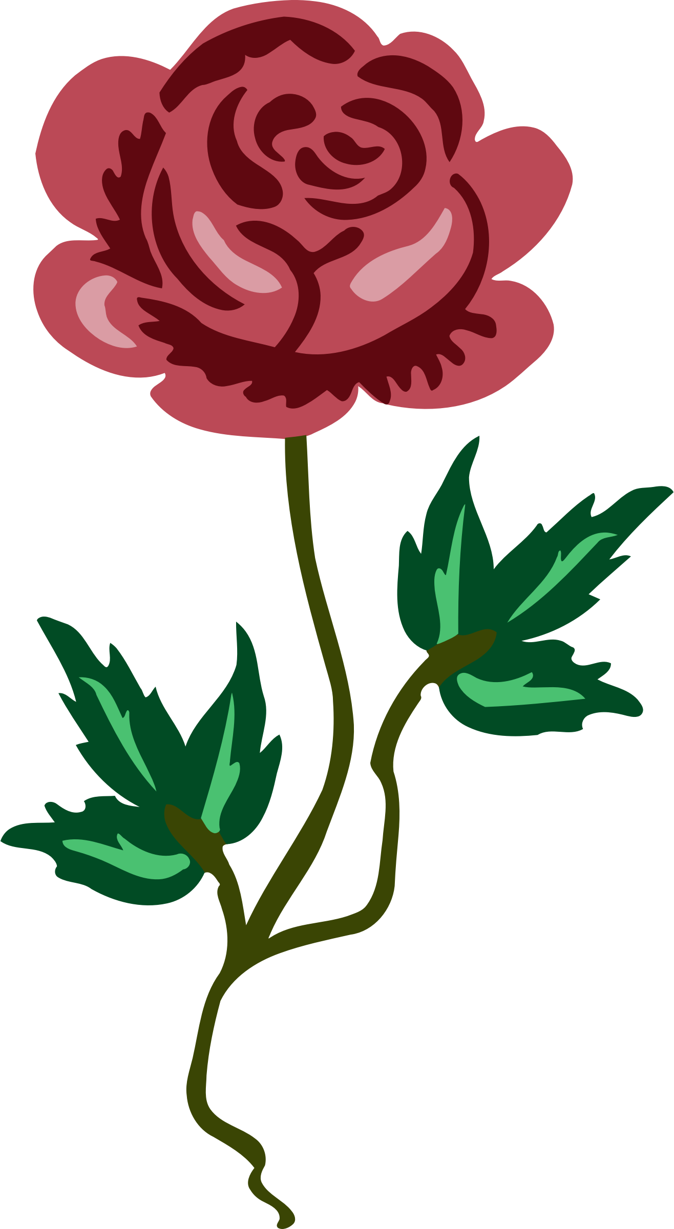 Garden Roses Leaf Flower Petal - Rose Favicon Clipart (411x750), Png Download