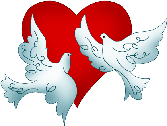 Wedding Dove Clipart 101 Clip Art - Dove Wedding Clip Art - Png Download (600x600), Png Download