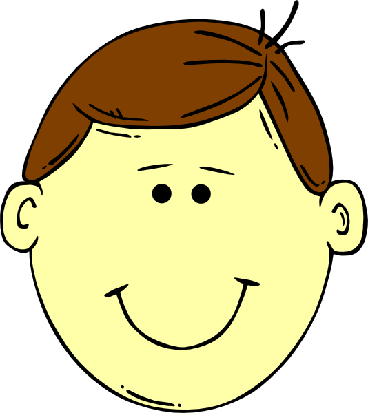 Boy Face Cartoon Drawing Clipart (534x600), Png Download