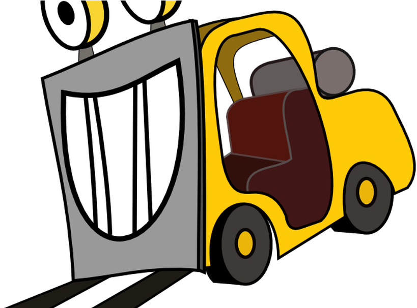 Party Food Clipart Free Download Clip Art Free Clip - Png Forklift Clipart Transparent Png (1000x605), Png Download