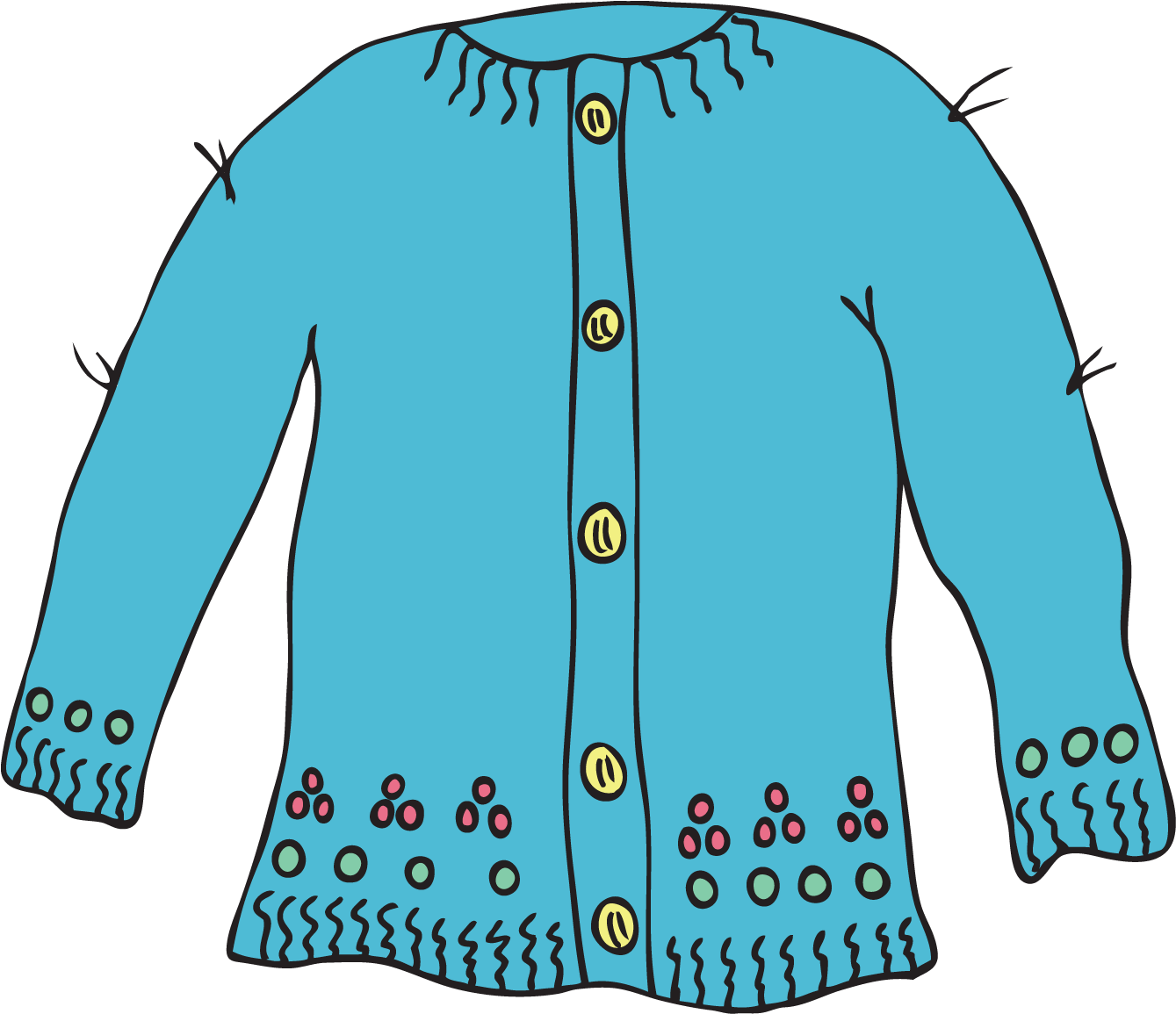 Sweater 20clipart - Cardigan Clipart - Png Download (1500x1500), Png Download