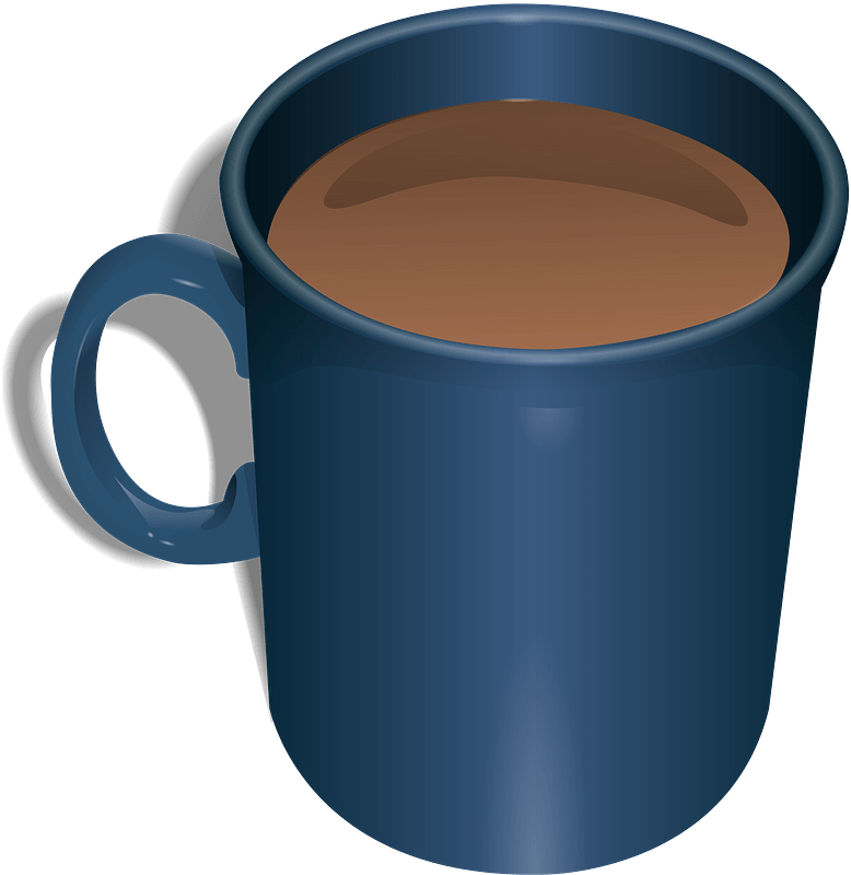 Png Free Download Cocoa Clipart Teacup - Mug Of Tea Clipart Transparent Png (588x599), Png Download