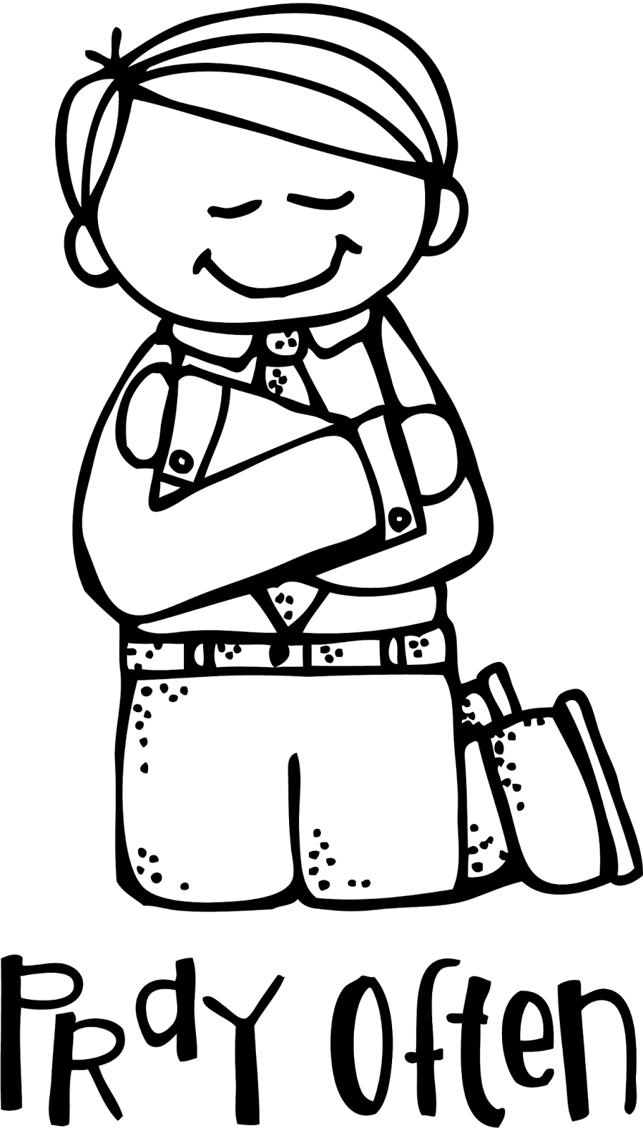 Lds Primary Coloring Pages Lds Coloring Pages, Lds - Lds Praying Coloring Pages Clipart (912x1600), Png Download
