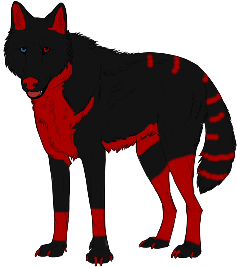 Download Clip Art Transparent Library Excavator Digger - Wolf - Png Download (853x937), Png Download