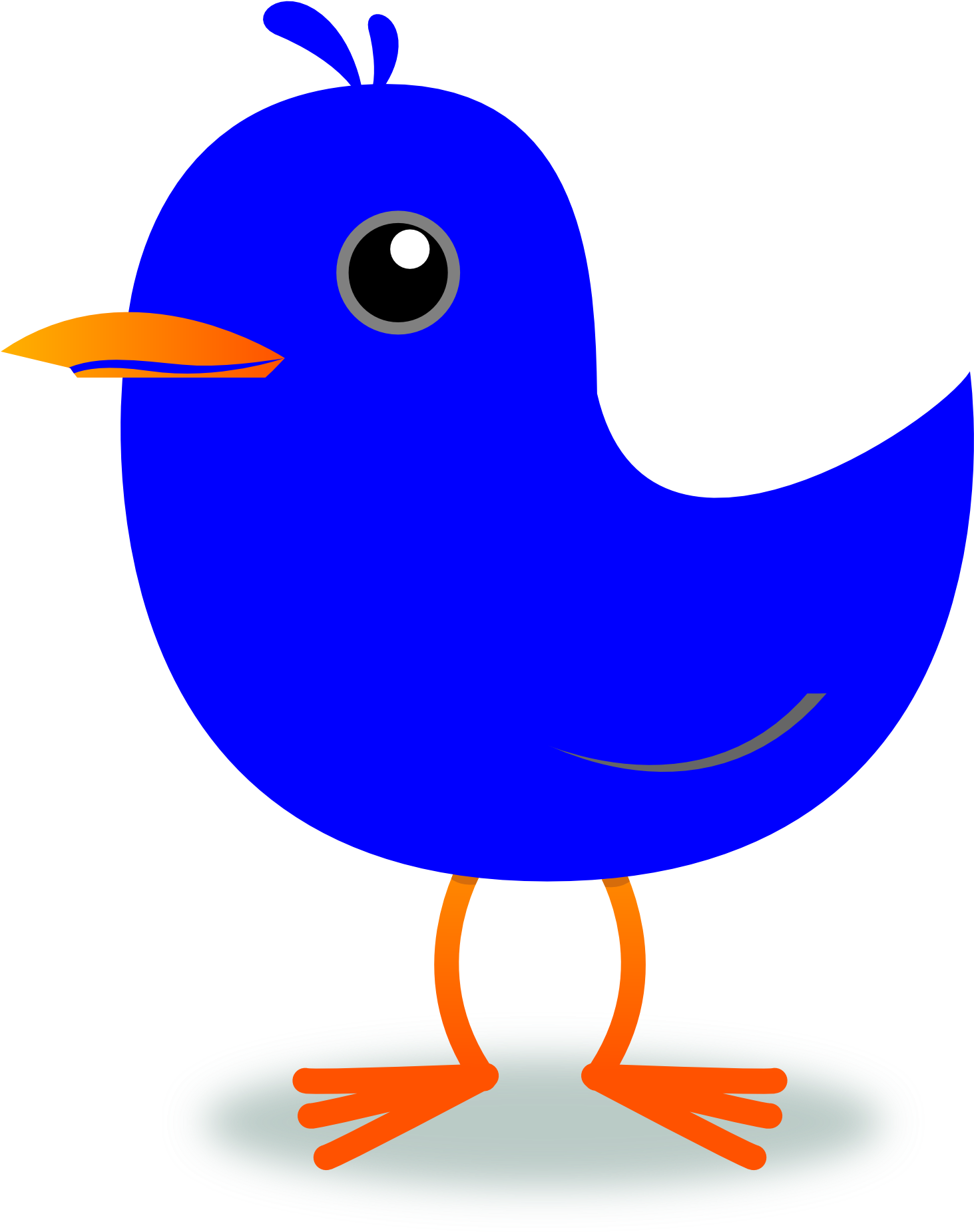 Doves Clipart Cartoon - Birds Chirping Clip Art - Png Download (1979x1962), Png Download