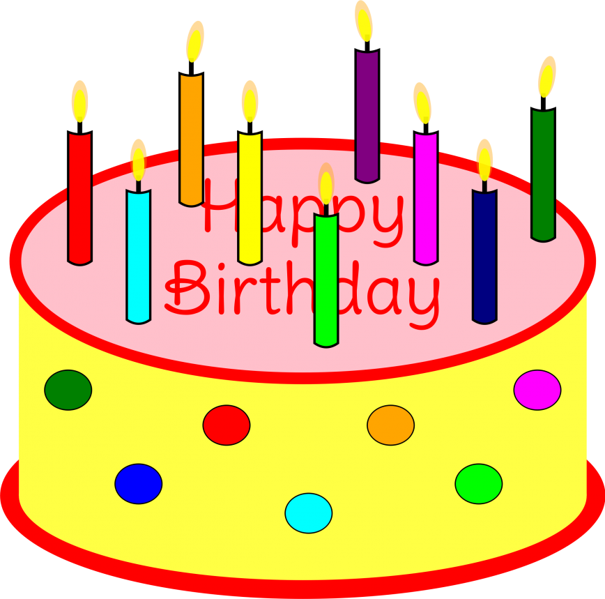 All Photo Png Clipart - Clip Art Birthday Cake With Candles Transparent Png (758x750), Png Download