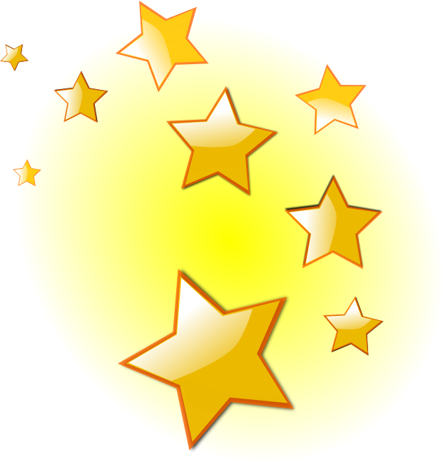 Clipart, Christmas Star Clipart Clip Art Library Library - Twinkle Twinkle Little Star Clipart - Png Download (621x648), Png Download