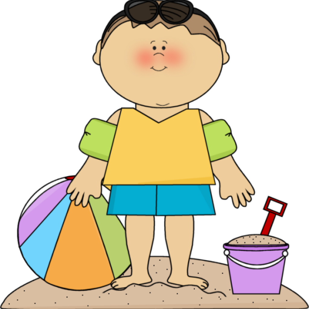 Kids Summer Clipart Summer Kids Clip Art Summer Kids - Summer Kid Clipart - Png Download (1024x1024), Png Download