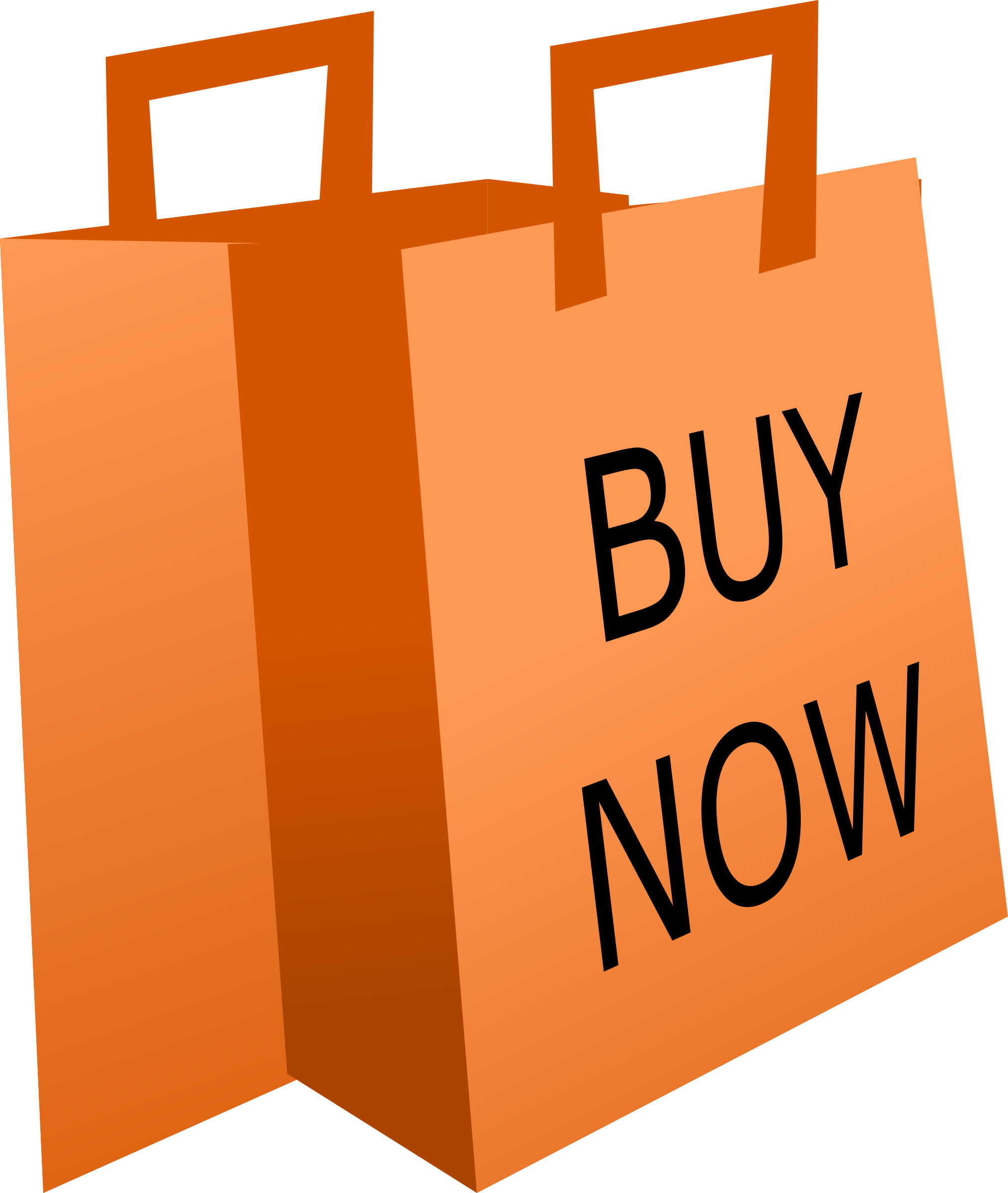 Shopping Bags Clipart Shopping Bag - Transparent Shopping Clip Art - Png Download (2029x2400), Png Download